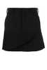 MM6 Maison Margiela Stretch Twill Mini Skirt - Black - Thumbnail 1