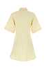 Ami Alexandre Mattiussi Pastel Yellow Wool Shirt Dress - Beurre - Thumbnail 2
