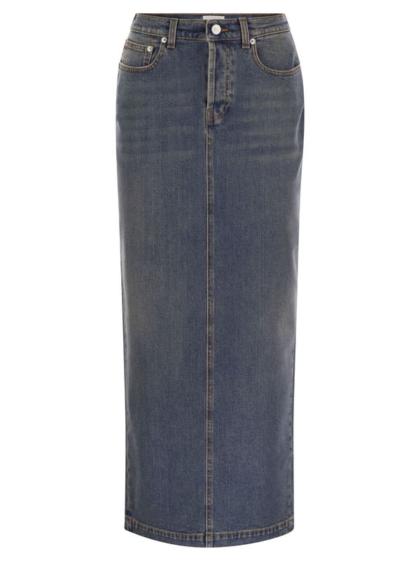 ワンピース FABIANA FILIPPI Women Mid Skirts ABD275F633 5146 BLUE GND275F848L3540000_5146_1.jpg