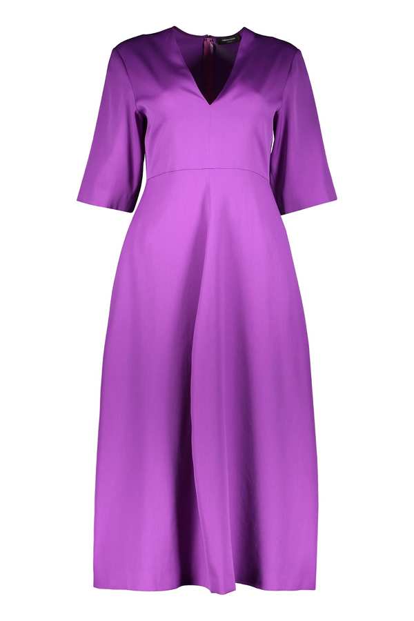 ワンピース FABIANA FILIPPI VIRGIN WOOL MIDI DRESS Fabiana Filippi Virgin Wool Dress - Beige | Garmentory