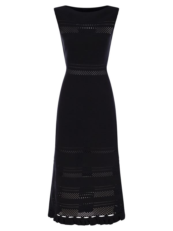 Fabiana Filippi Light Cotton Sleeveless Dress - Blue | Garmentory