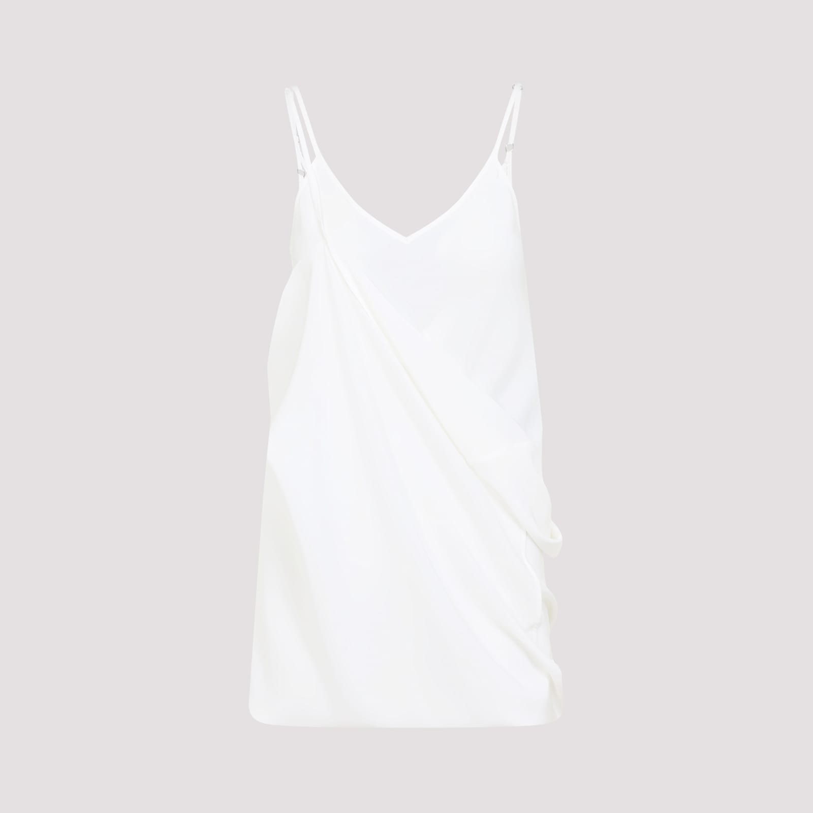 ワンピース MM6 MAISON MARGIELA SILK MINI DRESS MM6 Maison Margiela Silk Mini Dress - Off White | Garmentory