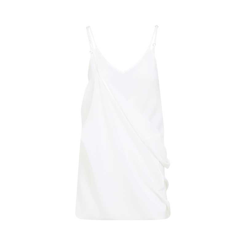 【送料&関税込】MM6 Maison Margiela Silk Mini Dress MM6 Maison Margiela Silk Mini Dress - Off White | Garmentory