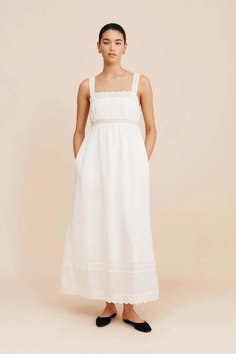 パーティードレス Gathered-detail Shift Dress c6747398761acd7bf2061a7c98d447
