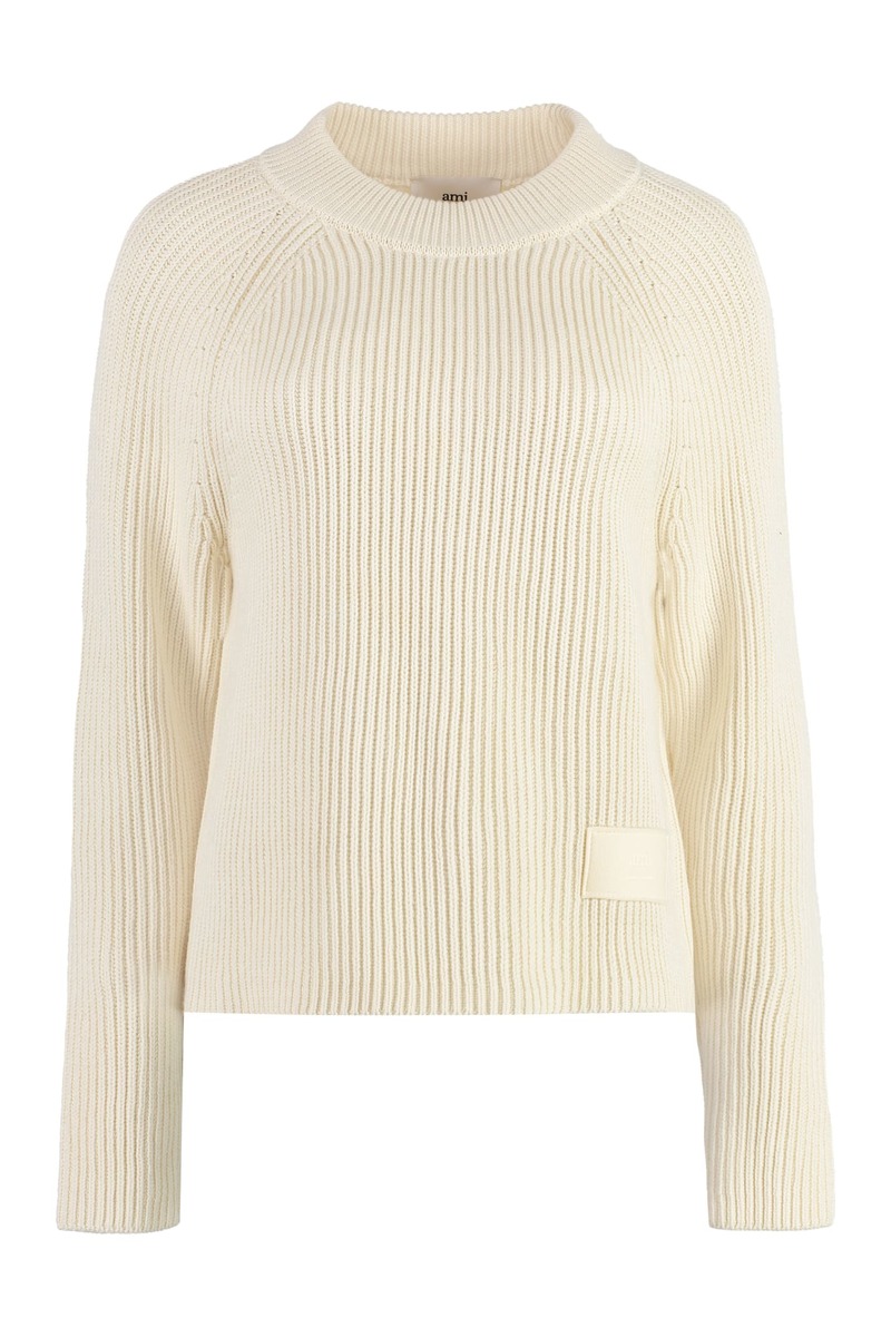 【送料&関税込】Ami Alexandre Mattiussi Cream Cotton Blend S AMI Alexandre Mattiussi ALEXANDRE MATTIUSSI アミ トップス DE