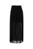 Ami Alexandre Mattiussi Polyester Skirt - Black - Thumbnail 2