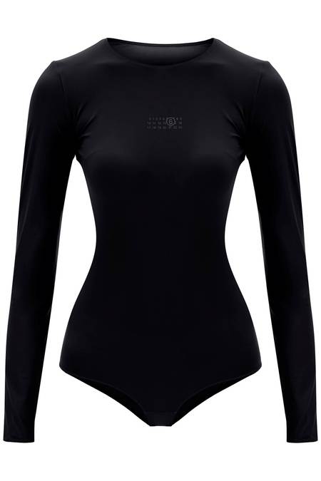 【関税&送料込】Mm6 Maison Margiela Long-Sleeved Leotard MM6 Maison Margiela Long-Sleeve Bodysuit - Bergdorf Goodman