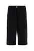 Ami Alexandre Mattiussi Cotton Bermuda Shorts - Black - Thumbnail 1