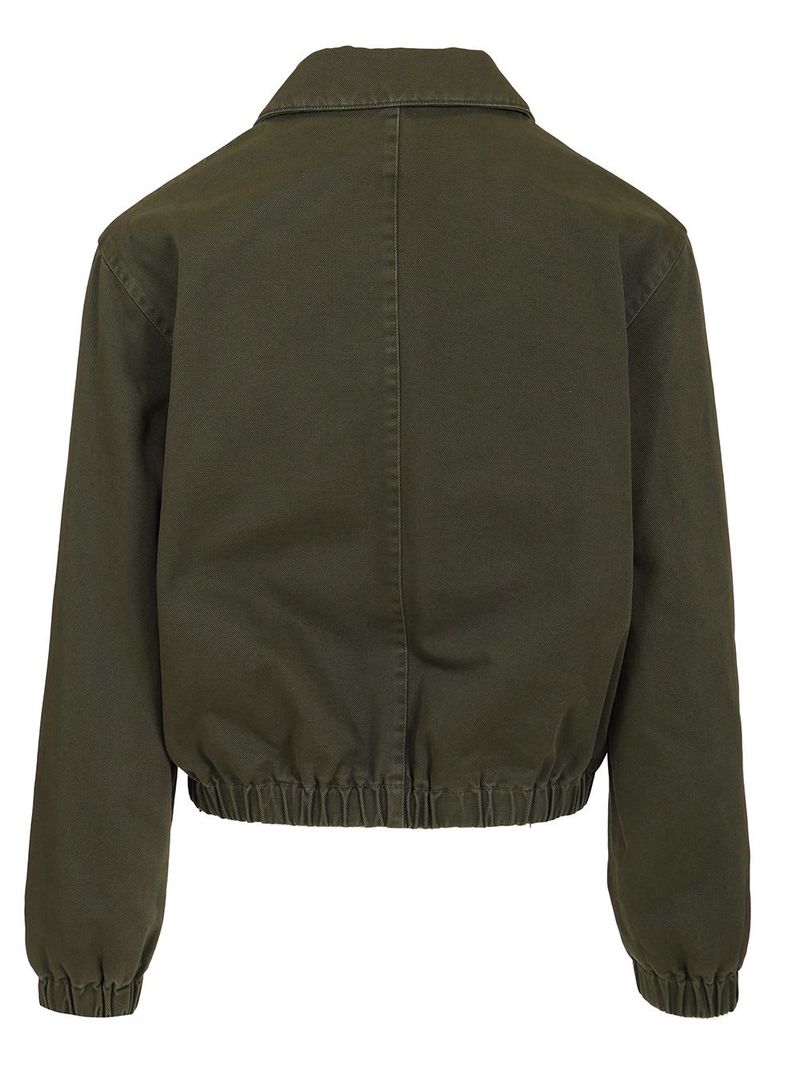 Ami Alexandre Mattiussi Ami De Coeur Cotton Jacket - Green 