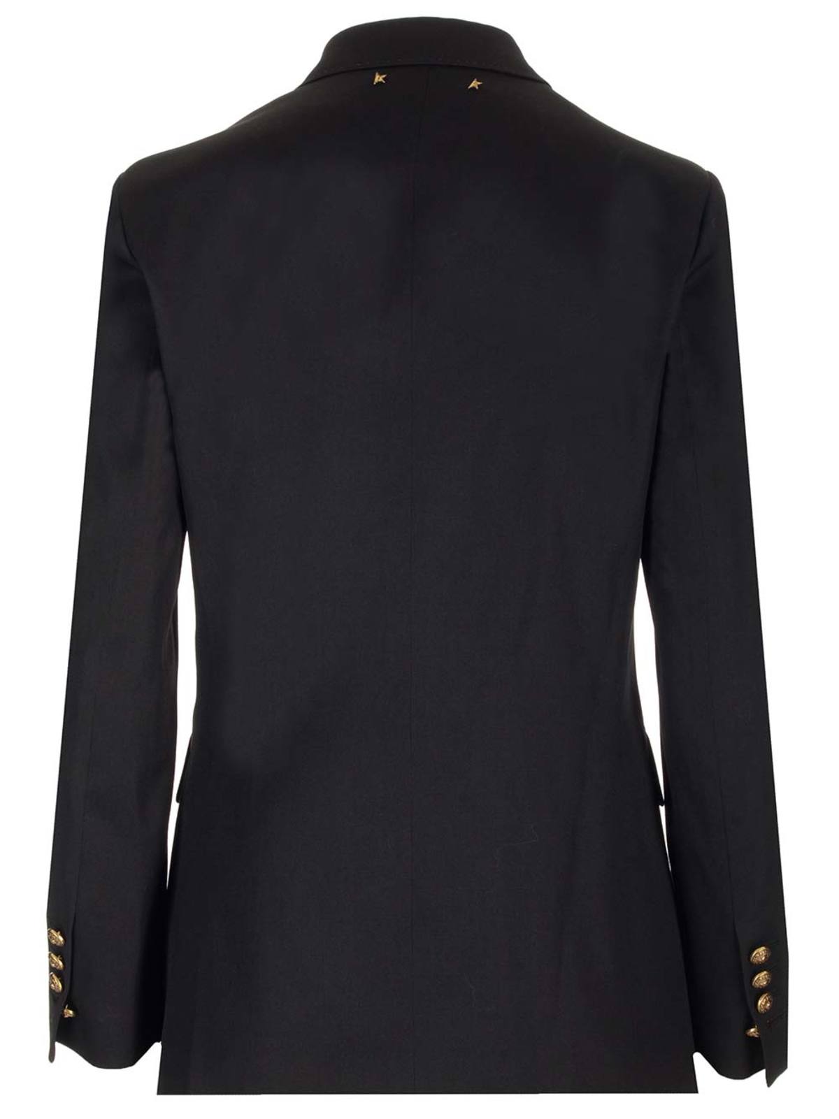Golden Goose Double-Breasted Blazer - Black | Garmentory
