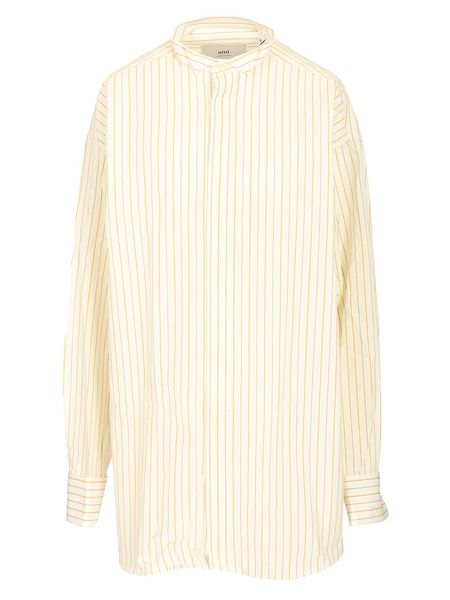 【送料&関税込】Ami Alexandre Mattiussi Ivory Viscose Blend Ami Alexandre Mattiussi Viscose Blend Shirt - Ivory | Garmentory