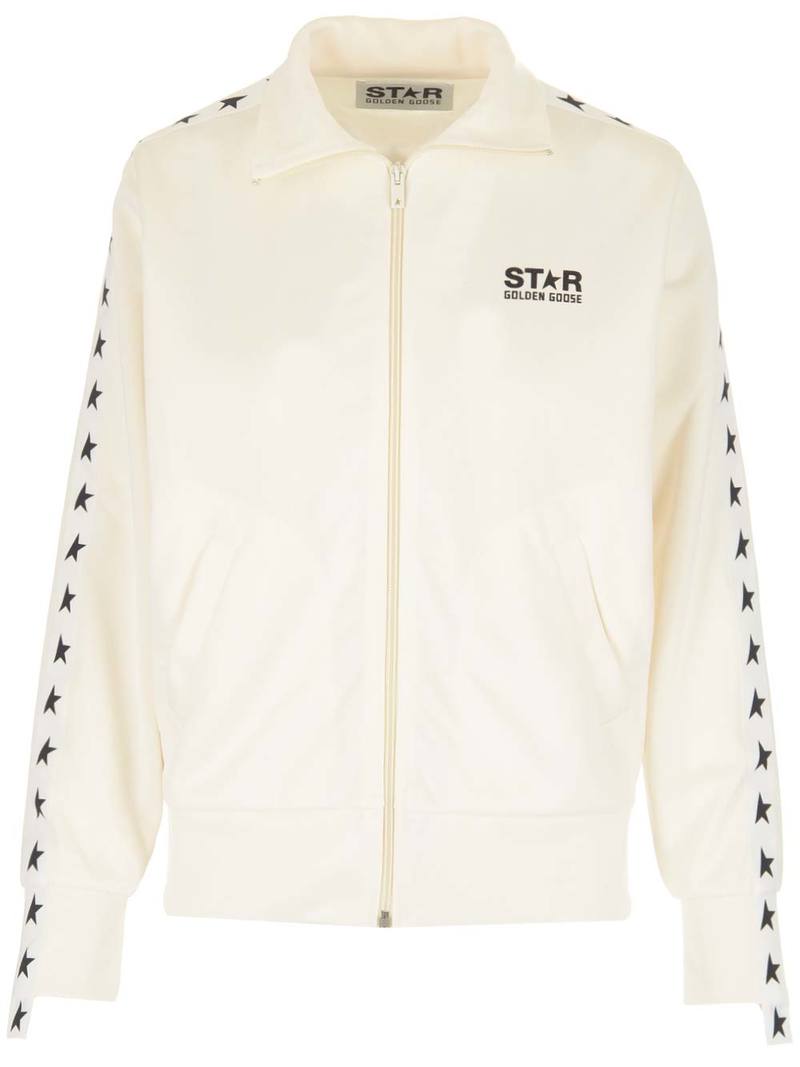 ジャケット Golden  ZIPPED DENISE TRACK JACKET GOLDEN GOOSE - Denise Logo Band Zipped Track Jacket Golden