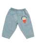 Bobo Choses Morning Egg Denim Pants - Light Blue - Thumbnail 1