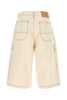 Ami Alexandre Mattiussi Sand Denim Bermuda Shorts - Whitecream - Thumbnail 2