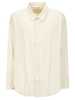 Acne Studios Round Hem Plain Shirt - Off White - Thumbnail 1