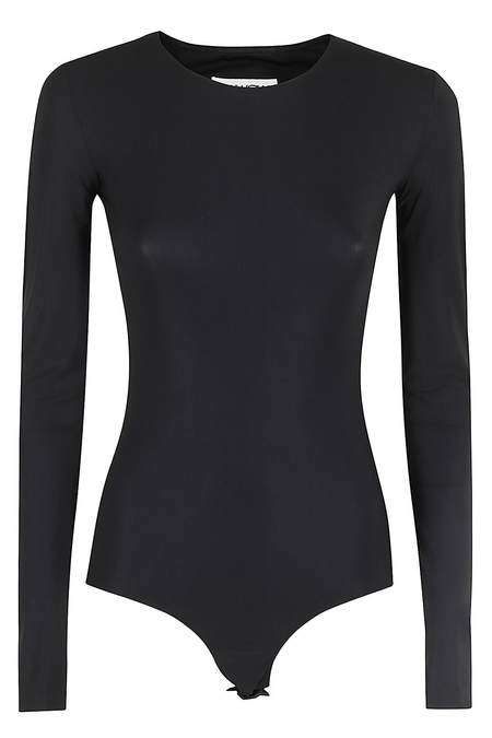 【関税&送料込】Mm6 Maison Margiela Long-Sleeved Leotard MM6 Maison Margiela Long-Sleeved Leotard - Black | Garmentory