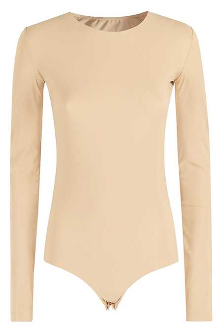 【関税&送料込】Mm6 Maison Margiela Long-Sleeved Leotard MM6 Maison Margiela Long-Sleeve Bodysuit - Bergdorf Goodman