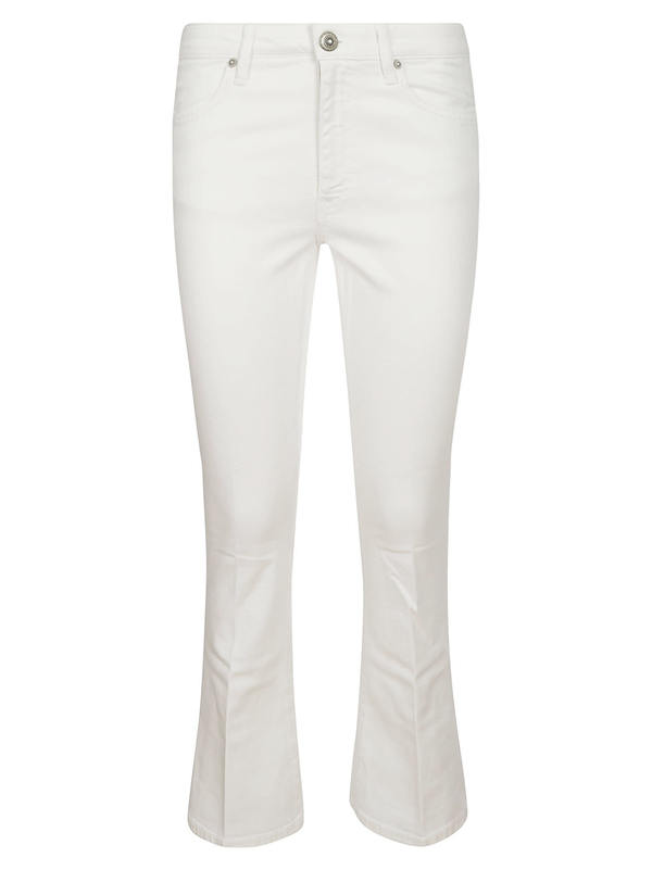 Dondup White Flared Jeans - White