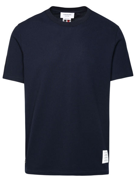 Tシャツ・カットソー THOM BROWNE 25SS Navy Rugby RWB T-Shirt MJS282A J0199 415 RWB STRIPE RUGBY TEE | Thom Browne