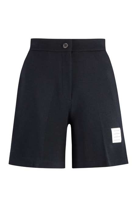 【送料&関税込】Thom Browne High-waisted Thigh-length Shorts Thom Browne High-waisted Thigh-length Shorts - Nero | Garmentory