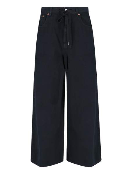 MM6 Maison Margiela 5 Pocket Pants - Black Denim | Garmentory