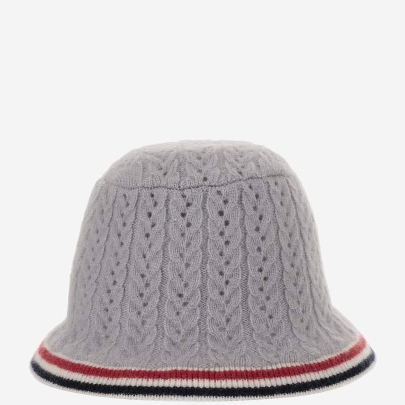 ハット Thom Browne Knit Bell Hat Thom Browne Knit Bell Hat - Gray | Garmentory