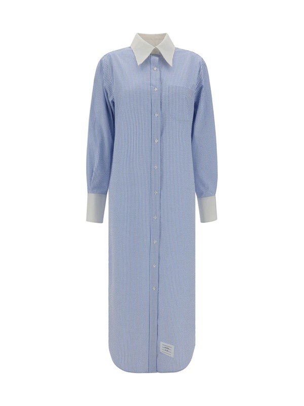 Thom Browne Chemisier Dress - Blue | Garmentory