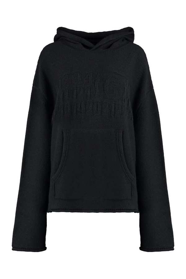 MM6 Maison Margiela Sweater With Hood - Black