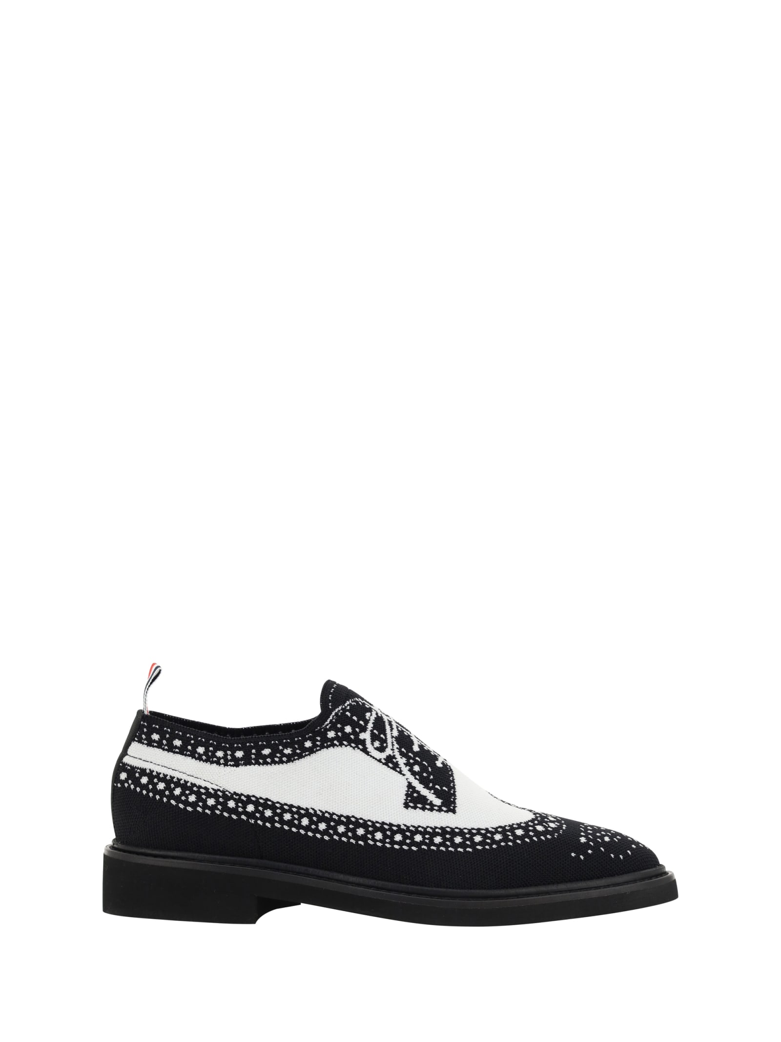 Thom Browne Black and White Leather Oxfords Thom Browne o1s22i1n1124 Derby Leather Shoes in Black | Grailed main image 4