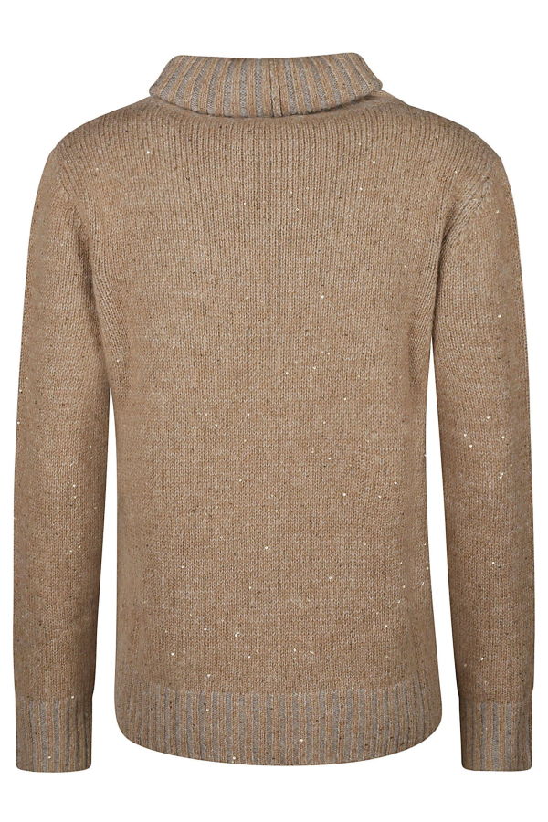 Fabiana Filippi Turtleneck Sweater - Cammello