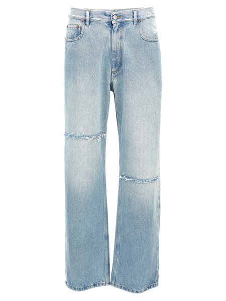 デニム・ジーパン Mm6 By Maison Margiela Distressed Slim Fit Jeans MM6 Maison Margiela Distressed Denim Jeans | italist, ALWAYS
