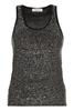 Fabiana Filippi Sequin Tank Top - Black - Thumbnail 1