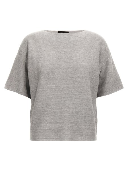 Tシャツ・カットソー FABIANA FILIPPI SS25 Rhinestone shirt (GCD275F592L362 4031) Fabiana Filippi Rhinestone T-shirt - Ghiaia | Garmentory
