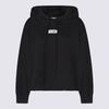 MM6 Maison Margiela Cotton Sweatshirt - Black - Thumbnail 1