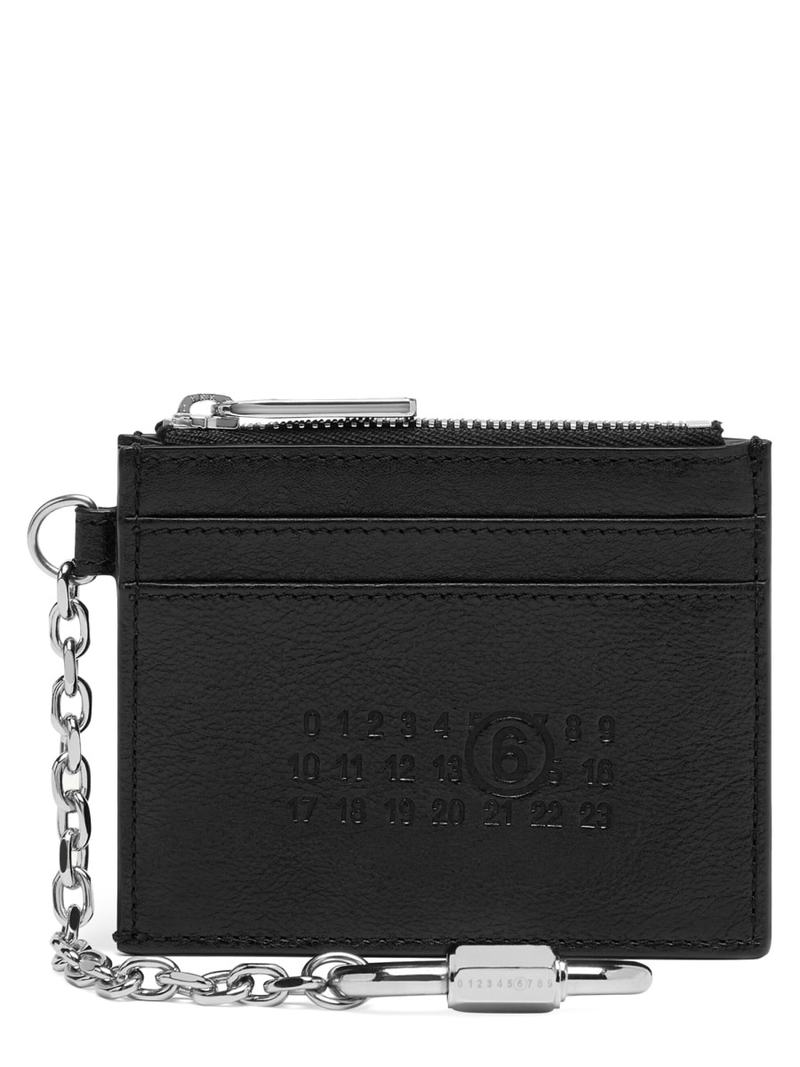 MM6 Maison Margiela Utility Key Card Holder - Black | Garmentory
