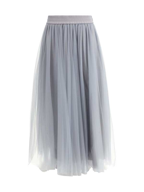 Jupe En Tulle Fabiana Filippi Taille 40 IT - Beige - Neuf Sans étiquettes - Modèle Rare