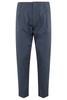 Dondup Ben Poplin Trousers - Blu Scuro - Thumbnail 1