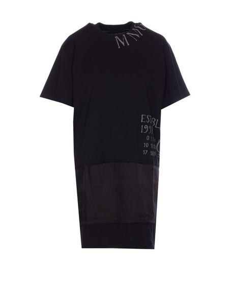 MM6 Maison Margiela Off-Shoulder Hooded Dress - Black