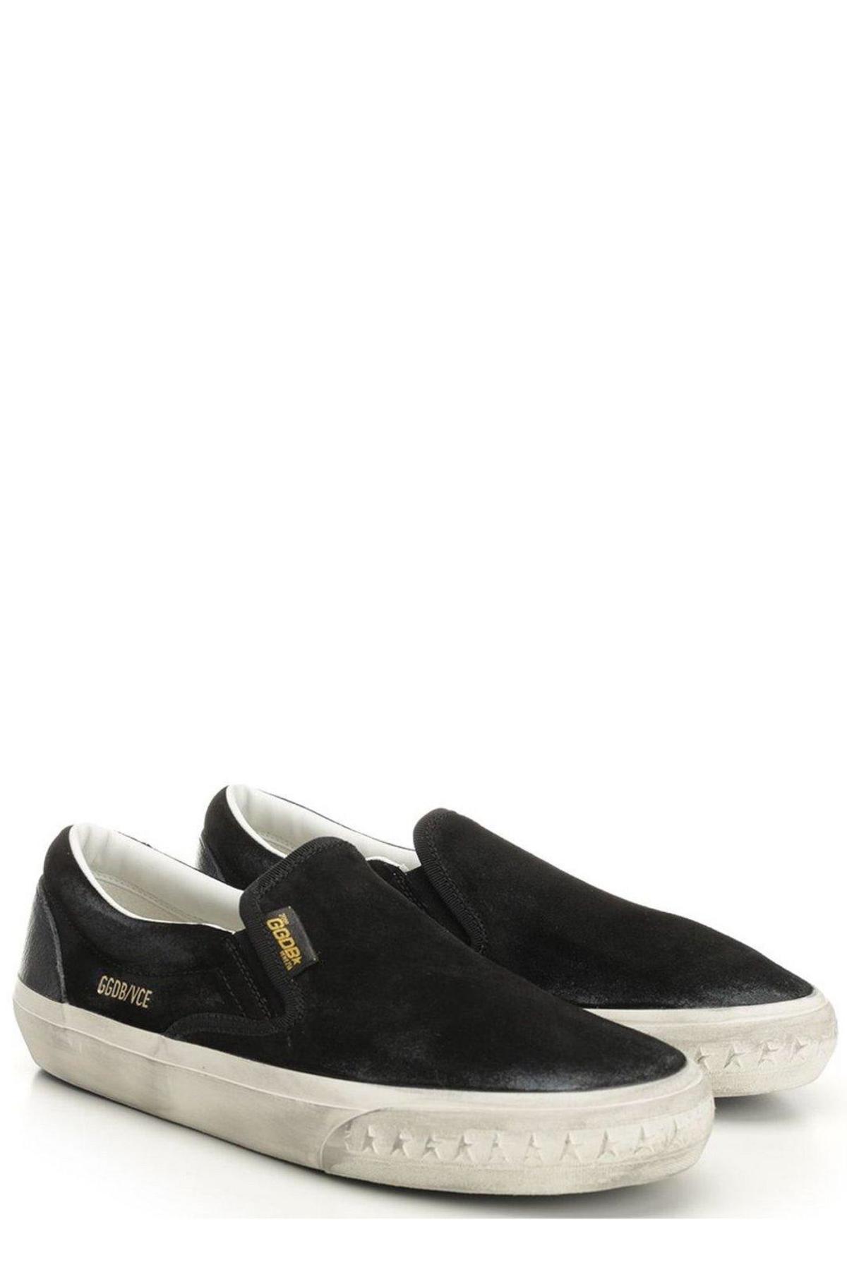 ★Golden ★ VCE Suede Sneakers Black GWF00306F006949901 Men's VCE Penstar in black suede with black leather heel tab