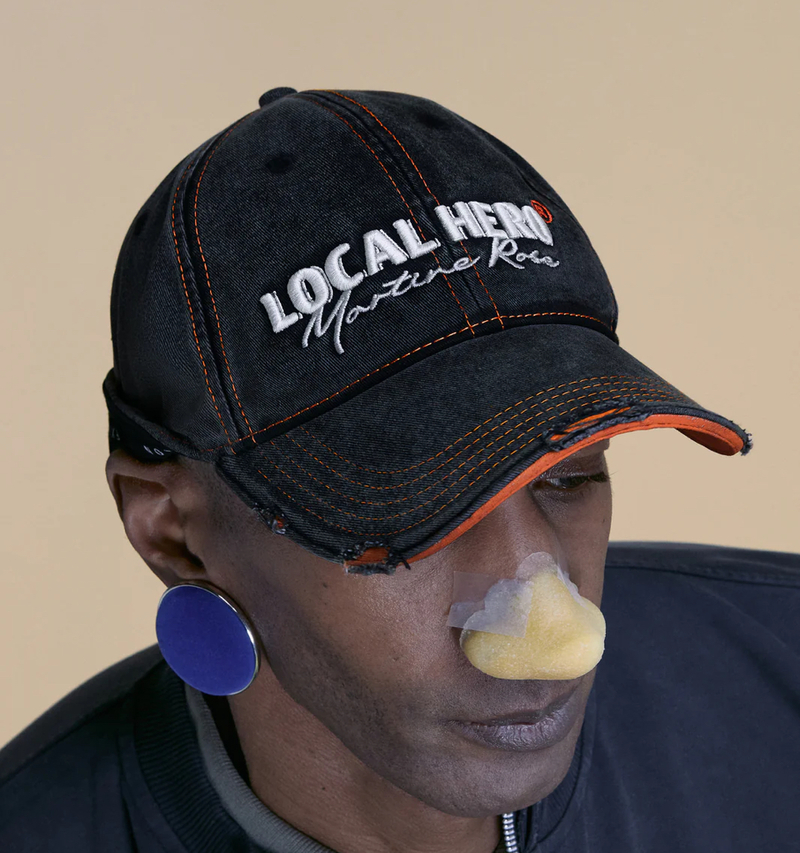 Martine Rose Roll Back Cap - Black | Garmentory
