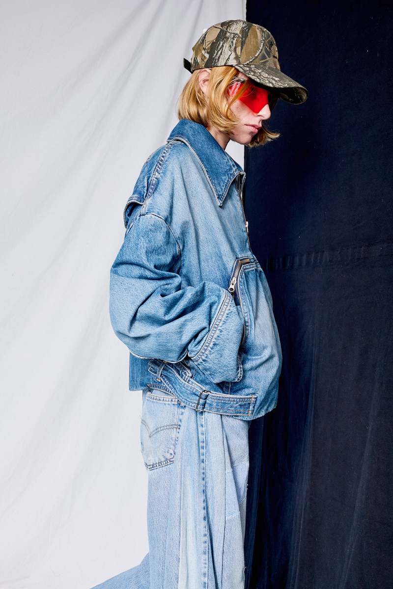 Facon Jacmin Marty Jacket - Mid Blue