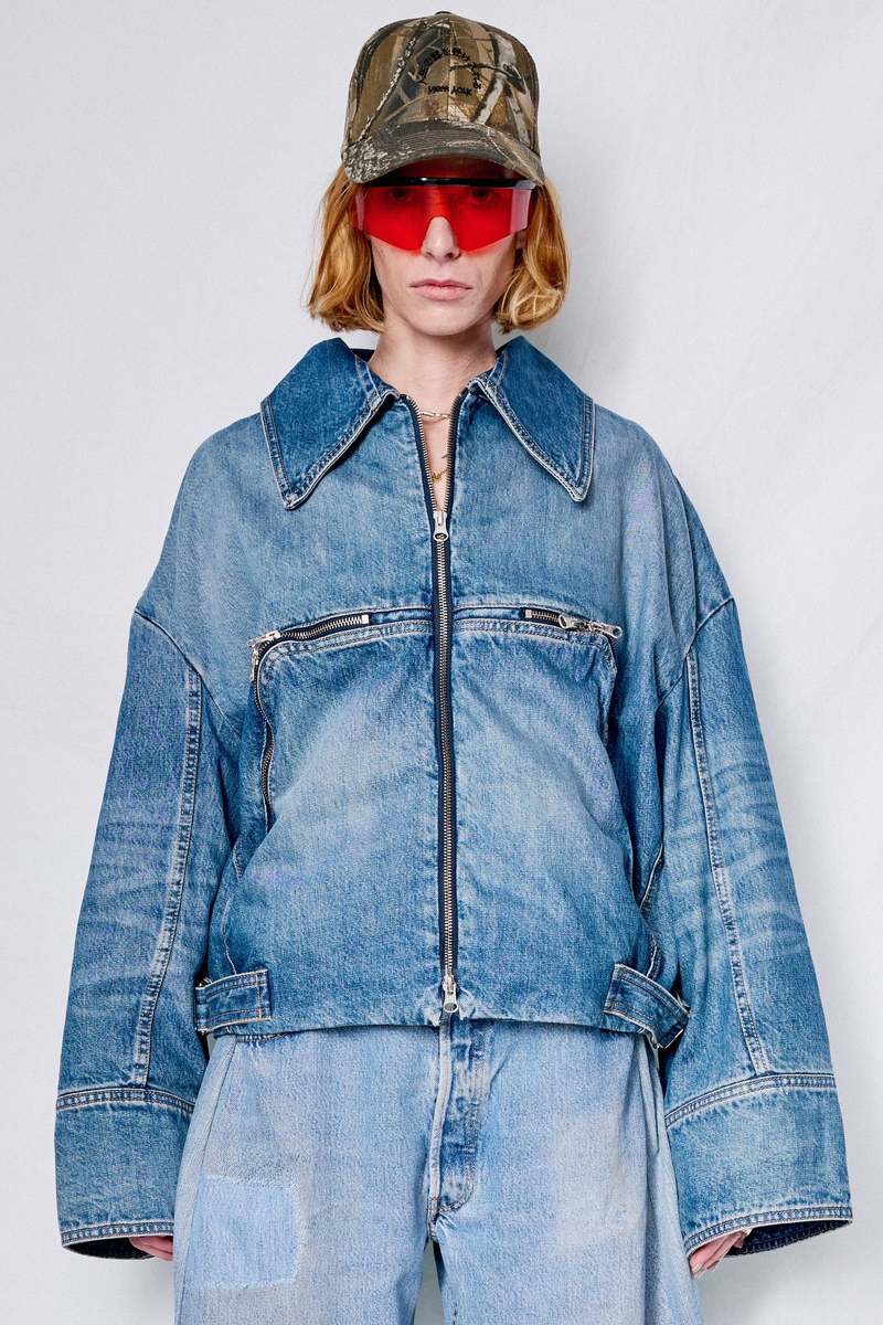 Facon Jacmin Marty Jacket - Mid Blue