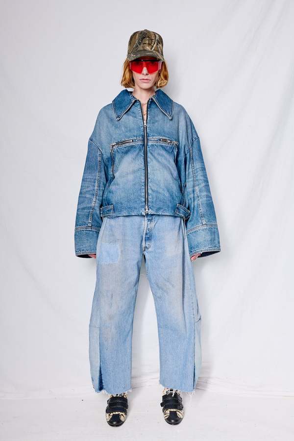 Facon Jacmin Marty Jacket - Mid Blue