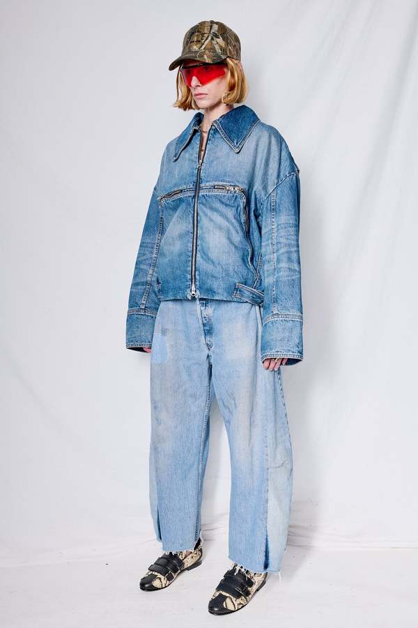Facon Jacmin Marty Jacket - Mid Blue