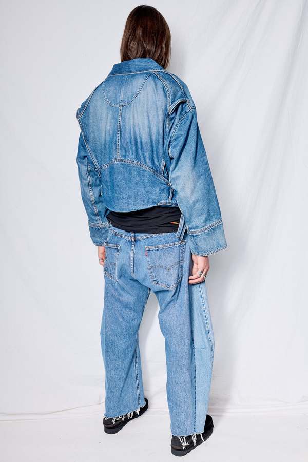 Facon Jacmin Marty Jacket - Mid Blue
