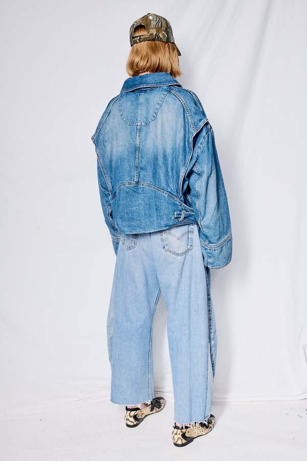 Facon Jacmin Marty Jacket - Mid Blue
