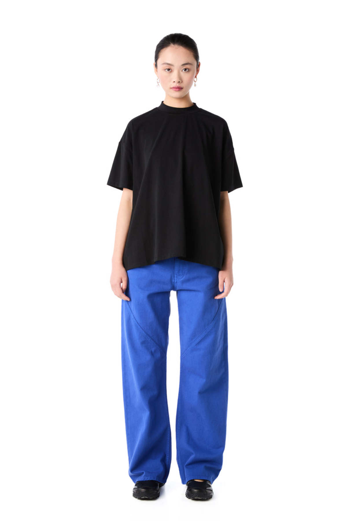 MM6 Maison Margiela Bull Cotton Trousers - Image 1 of 4