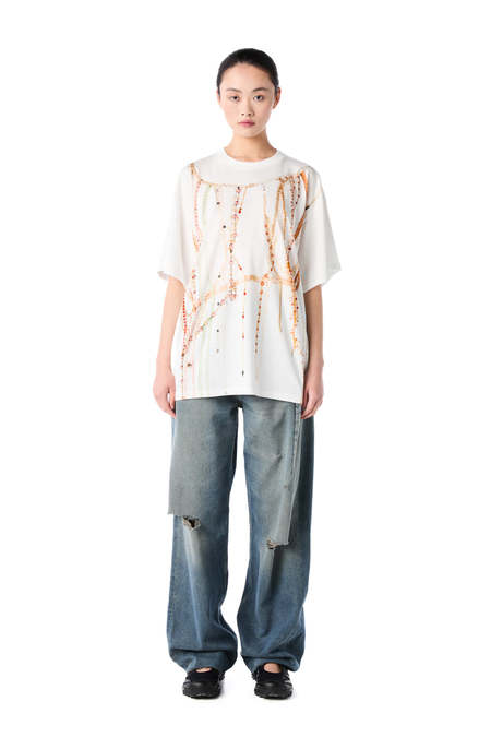 Tシャツ・カットソー MM6 MAISON MARGIELA 'Tie dye' T-shirt Multicolor MM6 Maison Margiela Tie Dye T-Shirt - Multicolor | Garmentory
