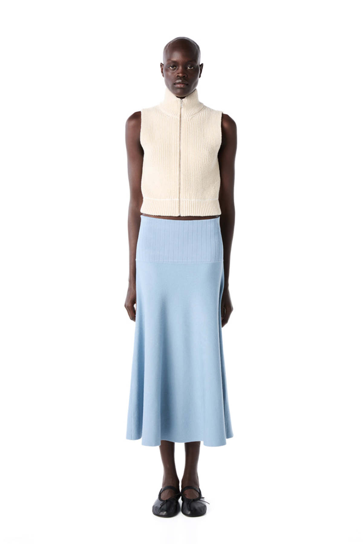 MM6 Maison Margiela Turtleneck Knit Top - Image 1 of 3