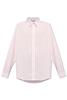 Acne Studios Stripe Button-Up Shirt - Pink - Thumbnail 1